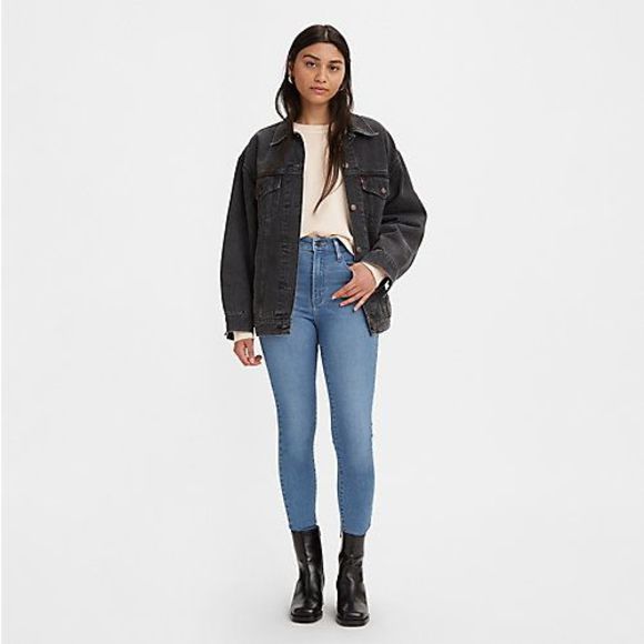 Levi's Denim - Mile High Super Skinny Women's Jeans - Dark Indigo Worn In - Dark Blue